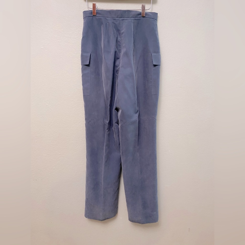 VINTAGE Focus 2000 by Charles Glueck Silk like trousers, Sz 6 - Picture 2 of 4